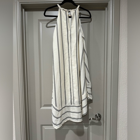 Mo : Vintage Dress size Large high neck midi - Picture 2 of 5